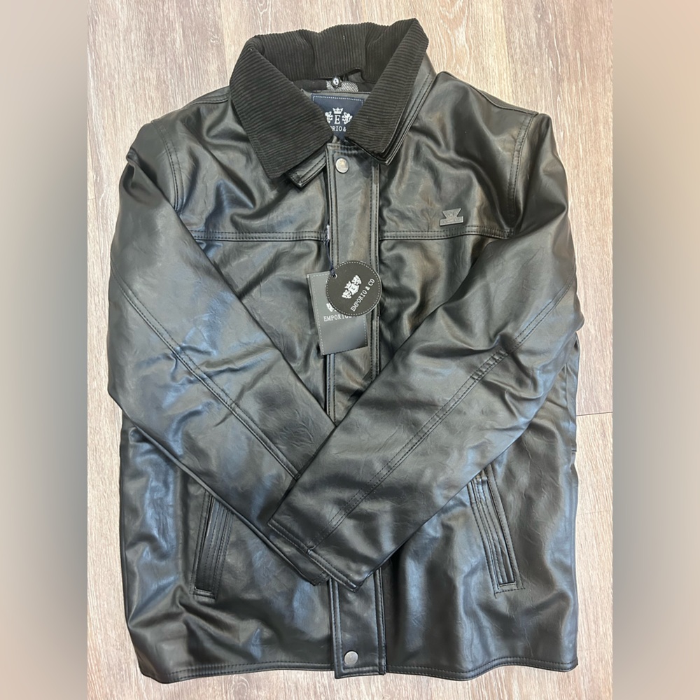 Emporio & Company Men’s Leather Jacket Xl
